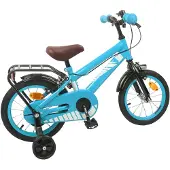 vidaXL Kinderfiets, 14 inch, geschikt voor kinderen van 3-5 jaar, hemelsblauw