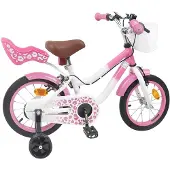 vidaXL Kinderfiets 14 Inch voor 3-5 jaar oud Licht Roze