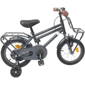 vidaXL - Kinderfiets - 16 - Inch - voor - 4-6 - jaar - oud - Donkergrijs