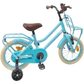 vidaXL Kinderfiets, 12 inch, geschikt voor kinderen van 2-4 jaar, hemelsblauw