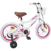 vidaXL Kinderfiets 16 Inch voor 4-6 jaar oud Wit