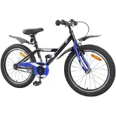 vidaXL Kinderfiets, 18 inch, geschikt voor kinderen van 5-7 jaar, zwart