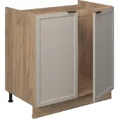 Vicco Wastafelkast Fame-Line GrijsBeige 80 cm zonder werkblad, Model 50315