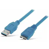 S-Impuls USB 3.0-aansluitkabel, type A/Micro-B, 0,5 meter, blauw