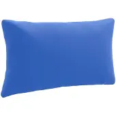 vidaXL Rugkussen PUTTEN 100% Polyester Koninklijk Blauw