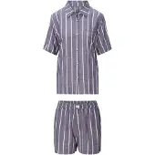 Lingadore Pyjama grijs / wit