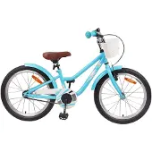 vidaXL Kinderfiets, 18 inch, geschikt voor kinderen van 5-7 jaar, hemelsblauw