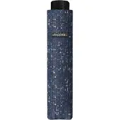 Doppler Fiber Havanna Spotlight Blue - Compacte Paraplu met 6 Spaken