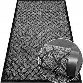 Oxide Merkloze Deurmat 60x90 cm - Antraciet Grijze Rubberen Buitenmat