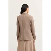 Bugatti Damen Blazer met fijn visgraatmotief