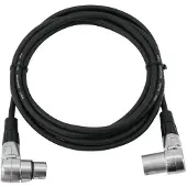 Omnitronic 30220632 XLR Verbindingskabel [1x XLR-stekker 3-polig - 1x XLR-bus 3-polig] 3.00 m Zwart