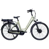 Freebike Manhattan 2.1 Elektrische Fiets - Olijfgroen - Dames 51cm