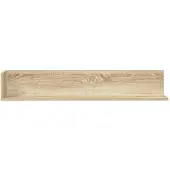 vidaXL Wandschappen 2 st 100x16,5x16,5 cm bewerkt hout sonoma eiken
