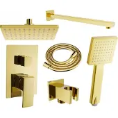 Mexen Uno DR45 inbouwdoucheset, goud - 71435DR45-50