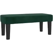 vidaXL Bank Donkergroen 70 x 30 x 30 cm Fluweel