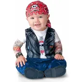 Vegaoo - Biker kostuum voor baby's - Klassiek