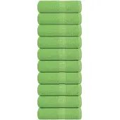 vidaXL Washandjes FROGN 10 st 30x30 cm 360 g/m² appelgroen