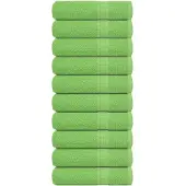 vidaXL Handdoeken FROGN 10 st 50x100 cm 360 g/m² appelgroen