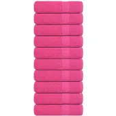 vidaXL Handdoeken FROGN 10 st 50x100 cm 360 g/m² roze