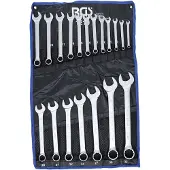 Bgs Spanner, Combinatiesleutelset SW 8 - 32 mm 19 stuks. (12 mm, 17 mm, 24 mm, 22 mm, 32 mm, 10 mm, 16 mm, 20 mm, 14 mm, 19 mm, 18 mm, 8 mm, 11 mm, 13 mm, 15 mm, 21 mm, 30 mm, 27 mm, 9 mm)