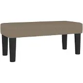 vidaXL Bank Taupe 70 x 30 x 30 cm Stof