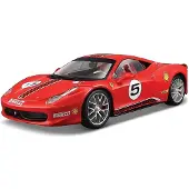 Bburago Ferrari 458 Challenge Nº5 1:24 Car Rood Kinderen