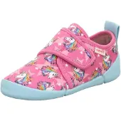 Superfit Huisschoenen 'VENTI' hemelsblauw / geel / framboos / wolwit