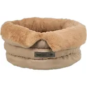 Trixie hondenmand liano soft rond zand/bruin - 45x45x20 cm