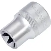 Hazet Dopsleutel 900-E18 · 1/2 inch (12,5 mm) vierkant hol · Buiten-TORX-profiel · SW E18