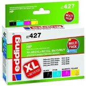 Edding Inktcartridge vervangt HP 950XL+951XL Multipack 4 Compatibel Combipack Zwart, Cyaan, Magenta, Geel EDD-427 18-427