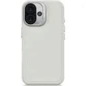 Decoded Siliconen Stacks MagSafe iPhone 16 Hoesje Lichtgrijs