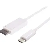 Microconnect USB3.1CDPB2W 2m USB C DisplayPort Weiß Videokabel-Adapter
