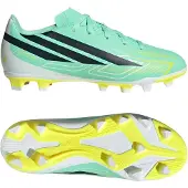Adidas F50 Hyperfast Club Gras / Kunstgras Voetbalschoenen (MG) Kids Mintgroen Zwart Wit