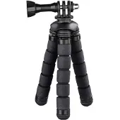 Hama Ministatief Flex voor smartphone en GoPro, 14cm, zwart