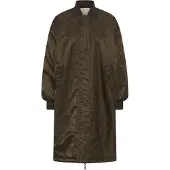 My Essential Wardrobe Dames Jassen Helgamw Reversable Long Jacket - Bruin - Maat 38