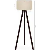Opviq Asir - Vloerlamp - Beige - 21 x 38 cm - 140 cm Hoogte