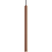 QAZQA Moderne hanglamp mokka met geïntegreerde plafondplaat - Chuba