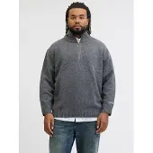 Jack & Jones Plus Trui 'JORNORREBRO' donkergrijs