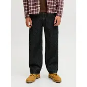 Jack & Jones Junior Jeans 'JJIAlex JJOriginal' black denim