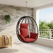 vidaXL Adirondack Kussen PUTTEN 100% Polyester Wijnrood