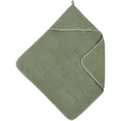 Meyco Baby Uni badcape - badstof - forest green - 75x75cm