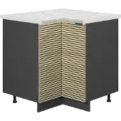 Vicco Hoekkast Fame-Line Eiken paneel 80.5 cm , WB Marmer, Model 51319