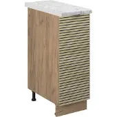 Vicco Apotheekkast Fame-Line Eiken paneel 30 cm , WB Marmer, Model 51399