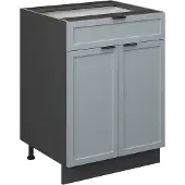 Vicco Keukenonderkast Fame-Line Licht blauw-grijs 60 cm met lade, zonder werkblad, Model 50650