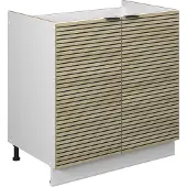 Vicco Wastafelkast Fame-Line Eiken paneel 80 cm zonder werkblad, Model 51434