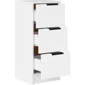 Super Merchant Dressoir 30x30x70 cm bewerkt hout wit