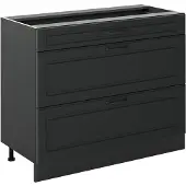Vicco Keukenonderkast R-Line Antraciet landelijk/Antraciet 100 cm zonder werkblad, Model 71570