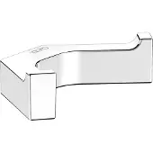 Keuco Edition 11 - Handdoekhaak dubbel, chroom 11115010000