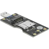 DeLOCK USB 3.0 Converter Type-A male to M.2 Key B with SIM slot