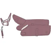 Imperial Riding - Speelgoed set stal IRHVelvet - Dark Mauve